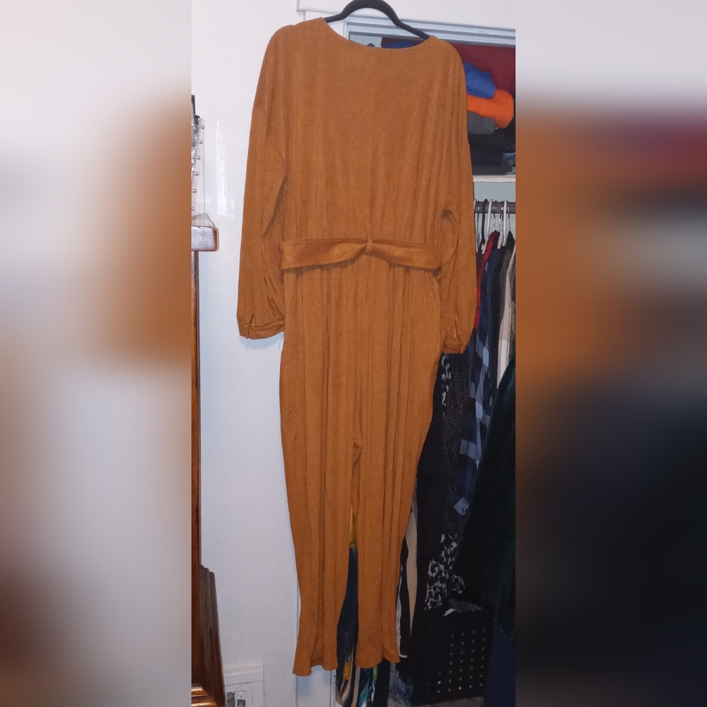 Eloquii Suede Jumpsuit - Picture 5 of 13